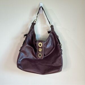 Elegant Brown Leather Hobo Bag